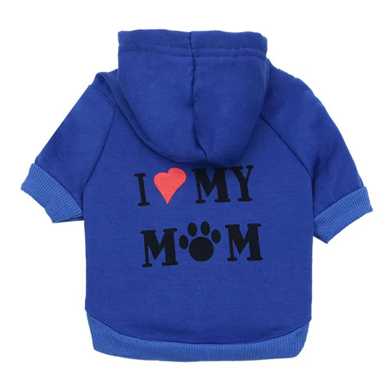Warm and Secure - Dog Clothes - Small Dog Hoodie Coat