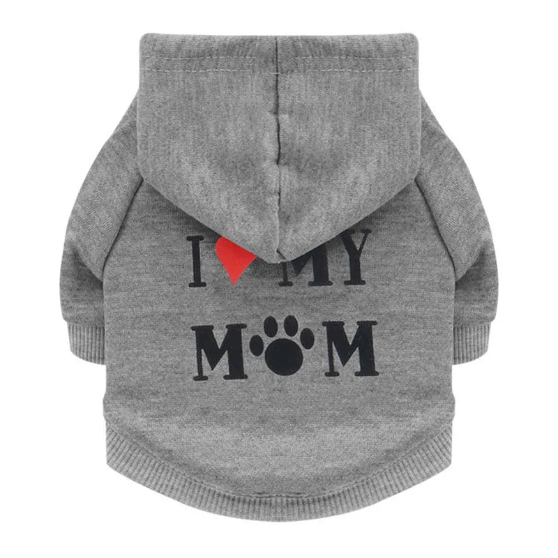 Warm and Secure - Dog Clothes - Small Dog Hoodie Coat