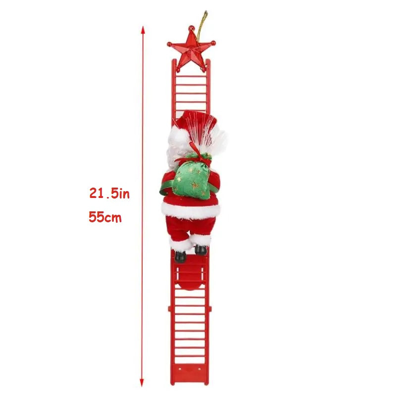 Charming and Cute Climbing Santa