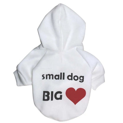 Warm and Secure - Dog Clothes - Small Dog Hoodie Coat