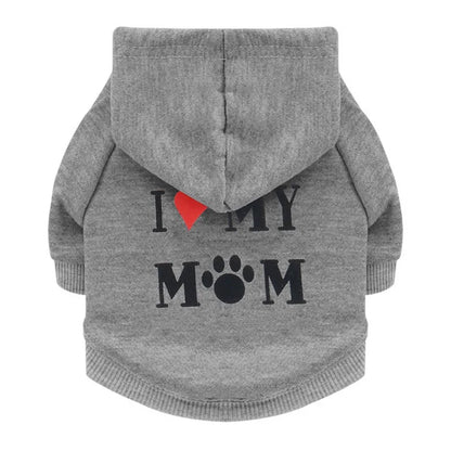 Warm and Secure - Dog Clothes - Small Dog Hoodie Coat