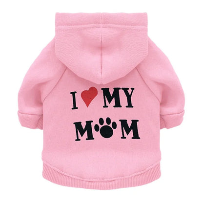 Warm and Secure - Dog Clothes - Small Dog Hoodie Coat