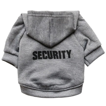 Warm and Secure - Dog Clothes - Small Dog Hoodie Coat