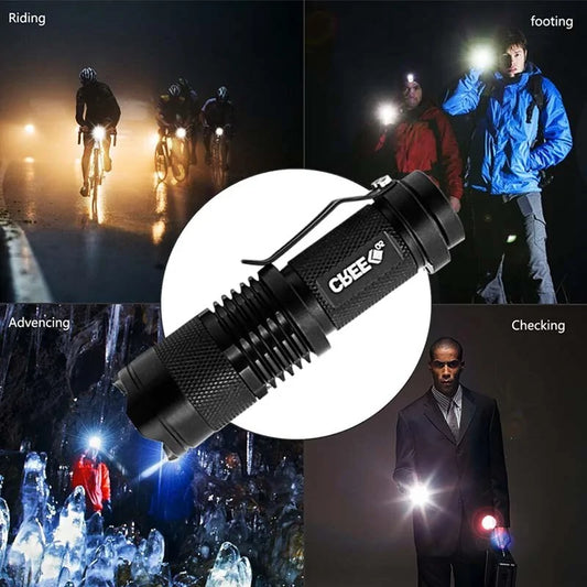 Mini Flashlight With Adjustable Focus